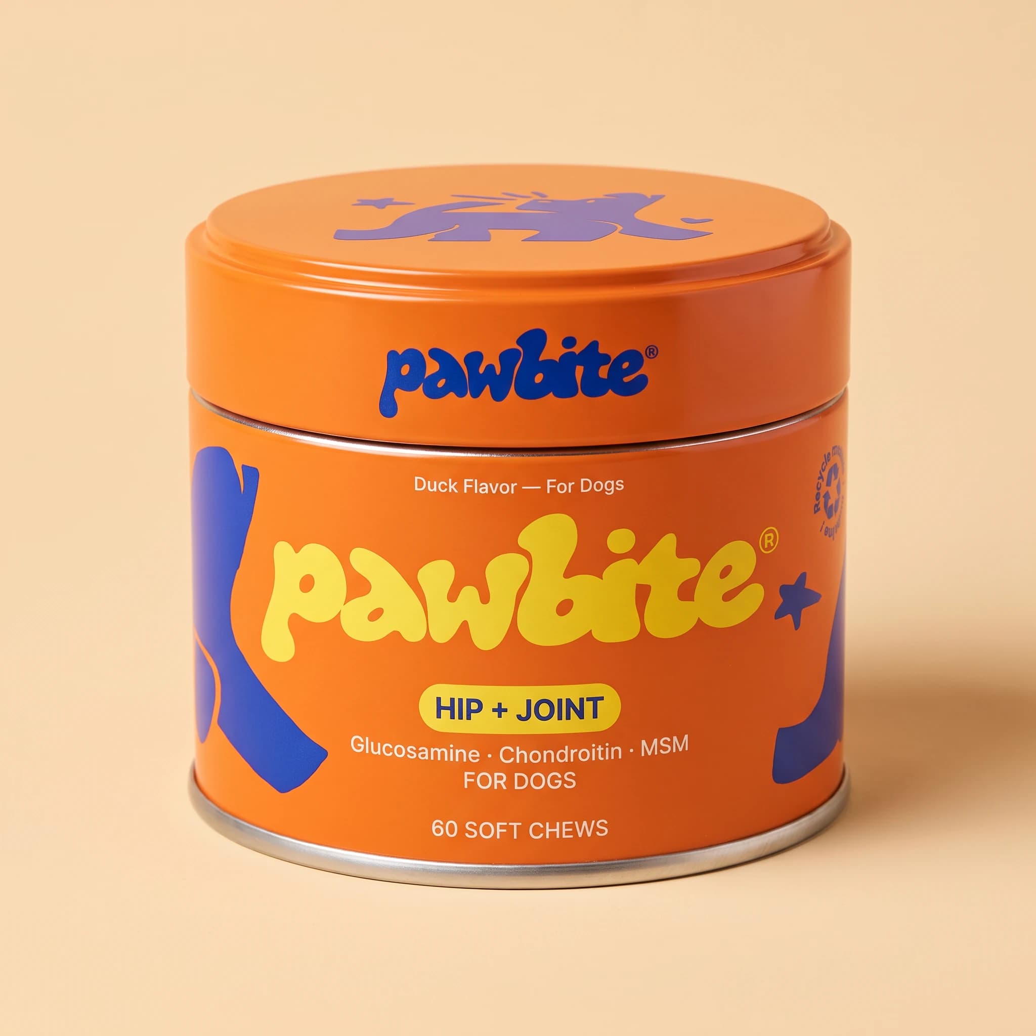 PawBite Hip + Joint tin